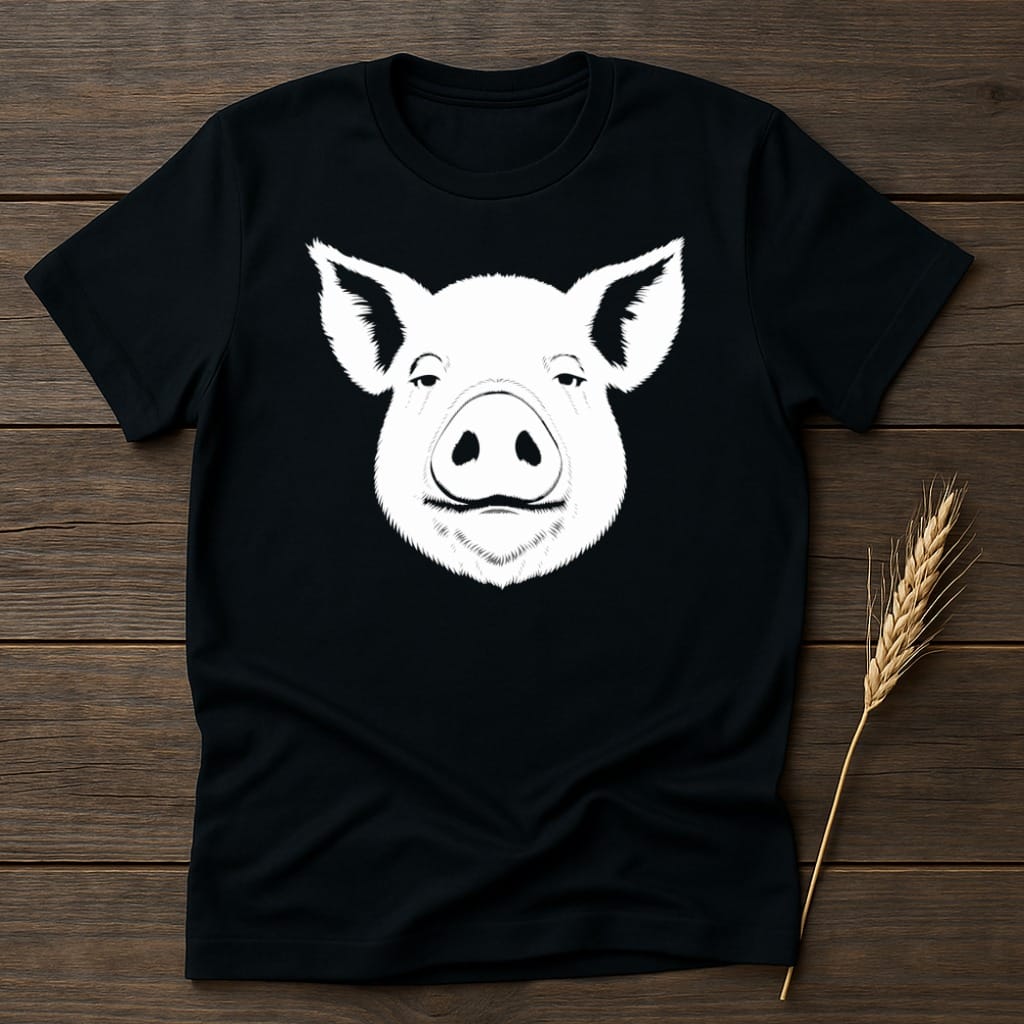 MyDesigns core_ad S / Black Serene Swine T-Shirt