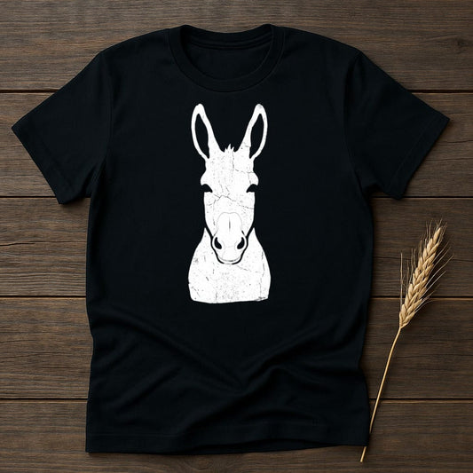 MyDesigns core_ad S / Black Stubborn Spirit Distressed Donkey T-Shirt