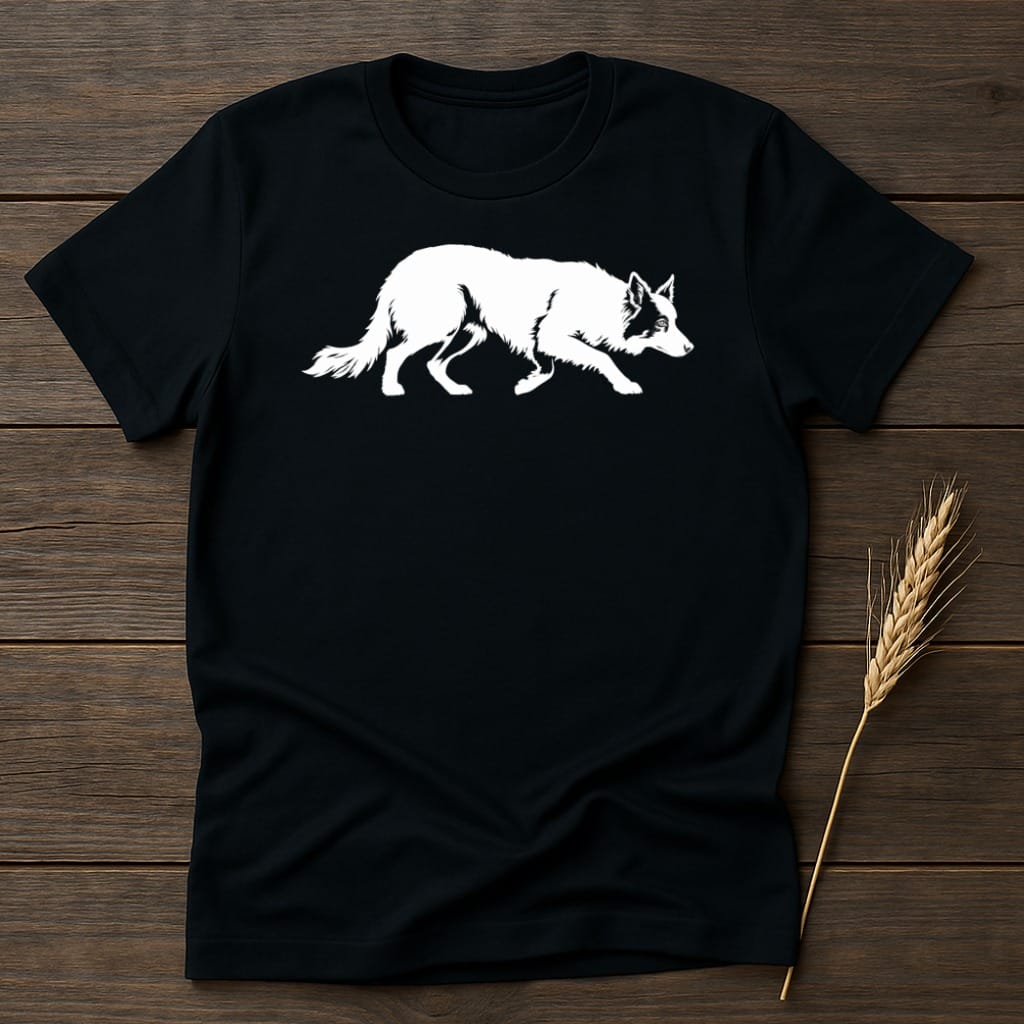 MyDesigns core_ad S / Black Working Dog Silhouette T-Shirt