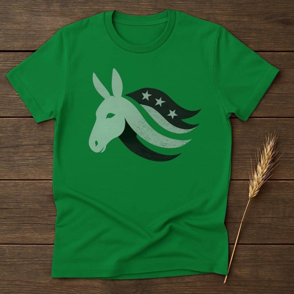 MyDesigns core_ad S / Irish Green Progressive Donkey Power T-Shirt