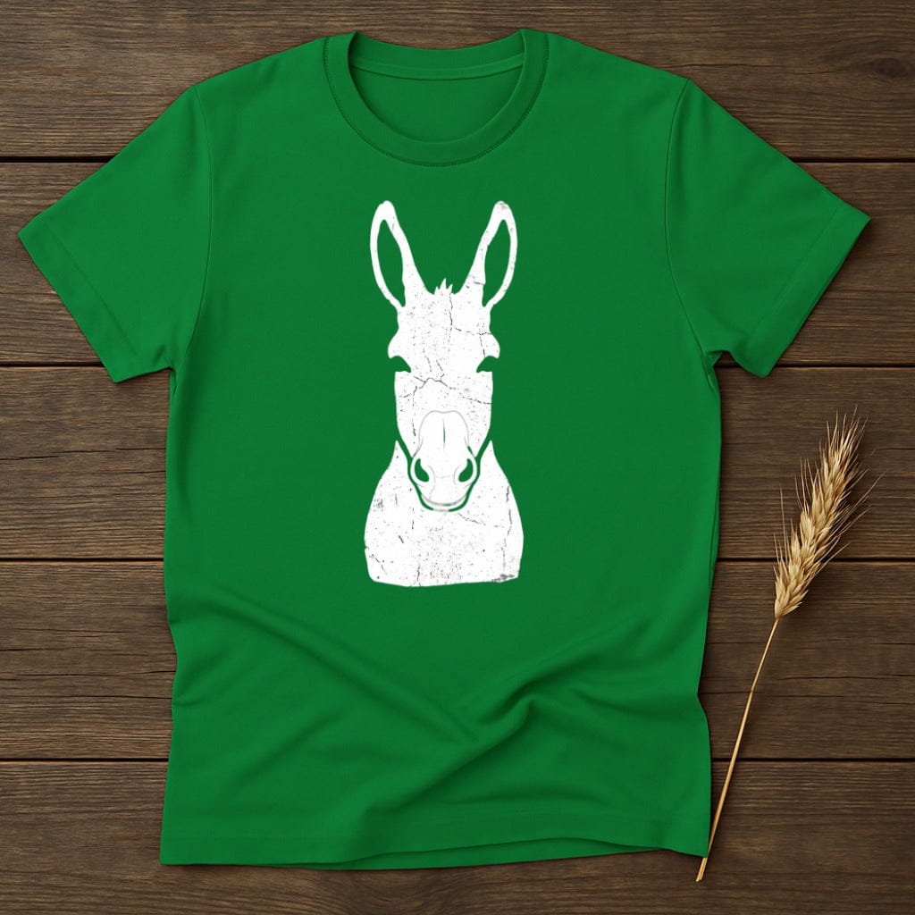 MyDesigns core_ad S / Irish Green Stubborn Spirit Distressed Donkey T-Shirt