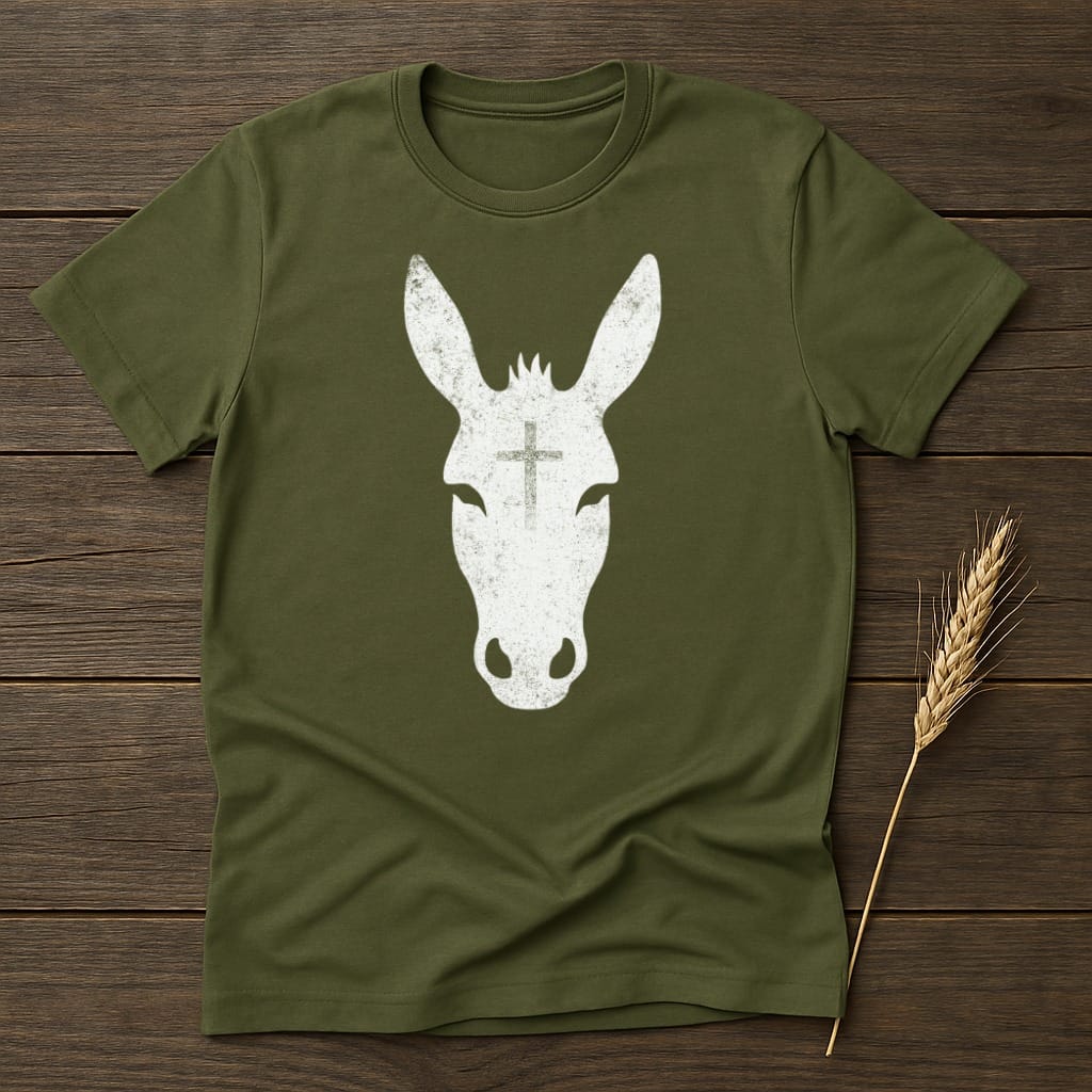 MyDesigns core_ad S / Military Green Humble Donkey Spirit T-Shirt