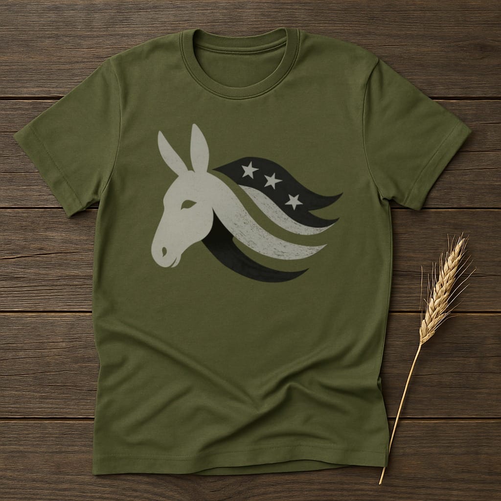 MyDesigns core_ad S / Military Green Progressive Donkey Power T-Shirt