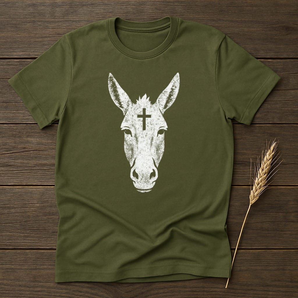 MyDesigns core_ad S / Military Green Sacred Donkey Burden T-Shirt
