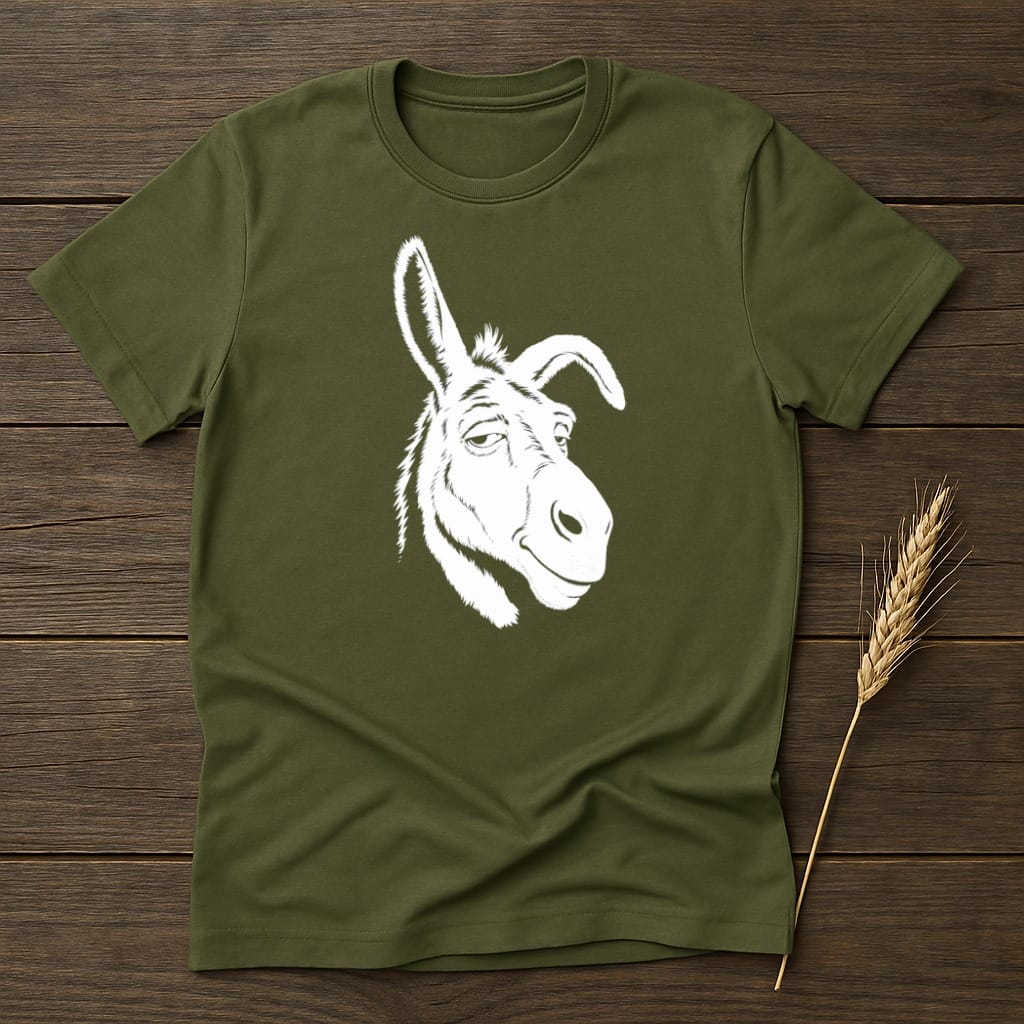 MyDesigns core_ad S / Military Green Sardonic Donkey T-Shirt