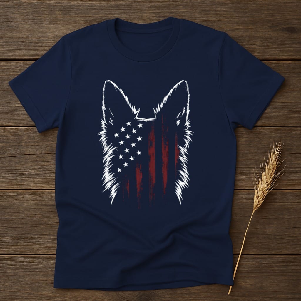 MyDesigns core_ad S / Navy Farm Dog Glory T-Shirt