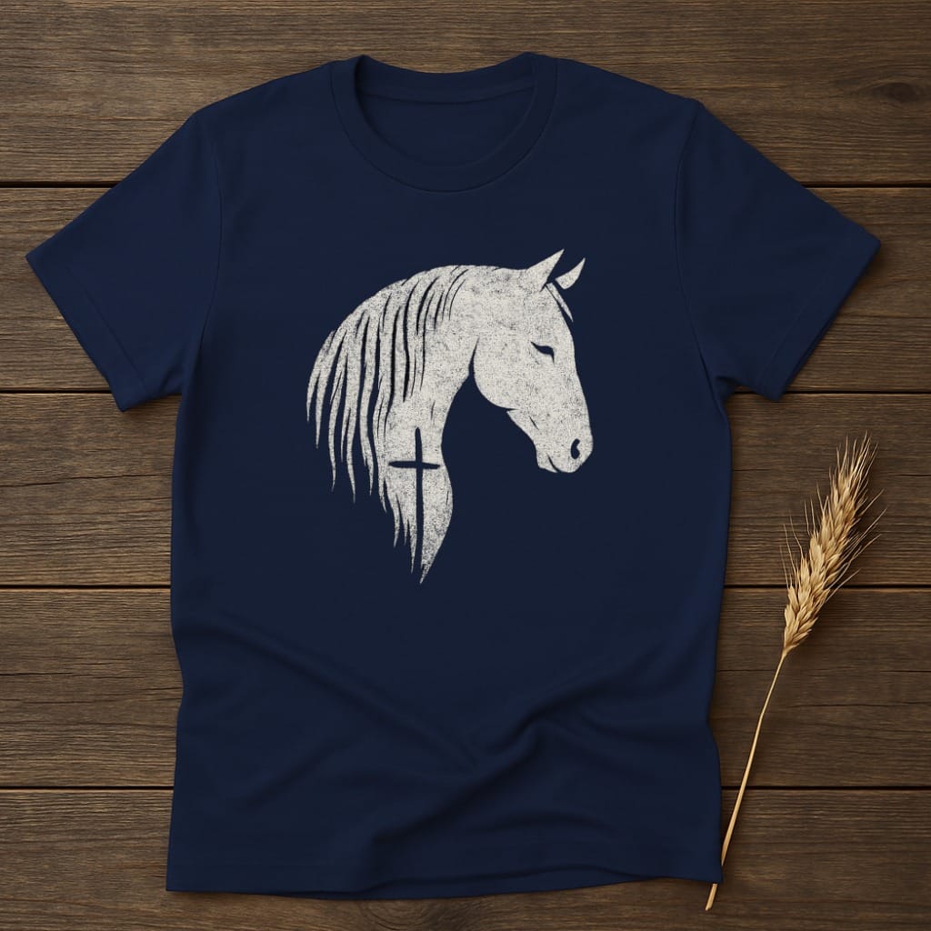 MyDesigns core_ad S / Navy Graceful Horse Spirit T-Shirt