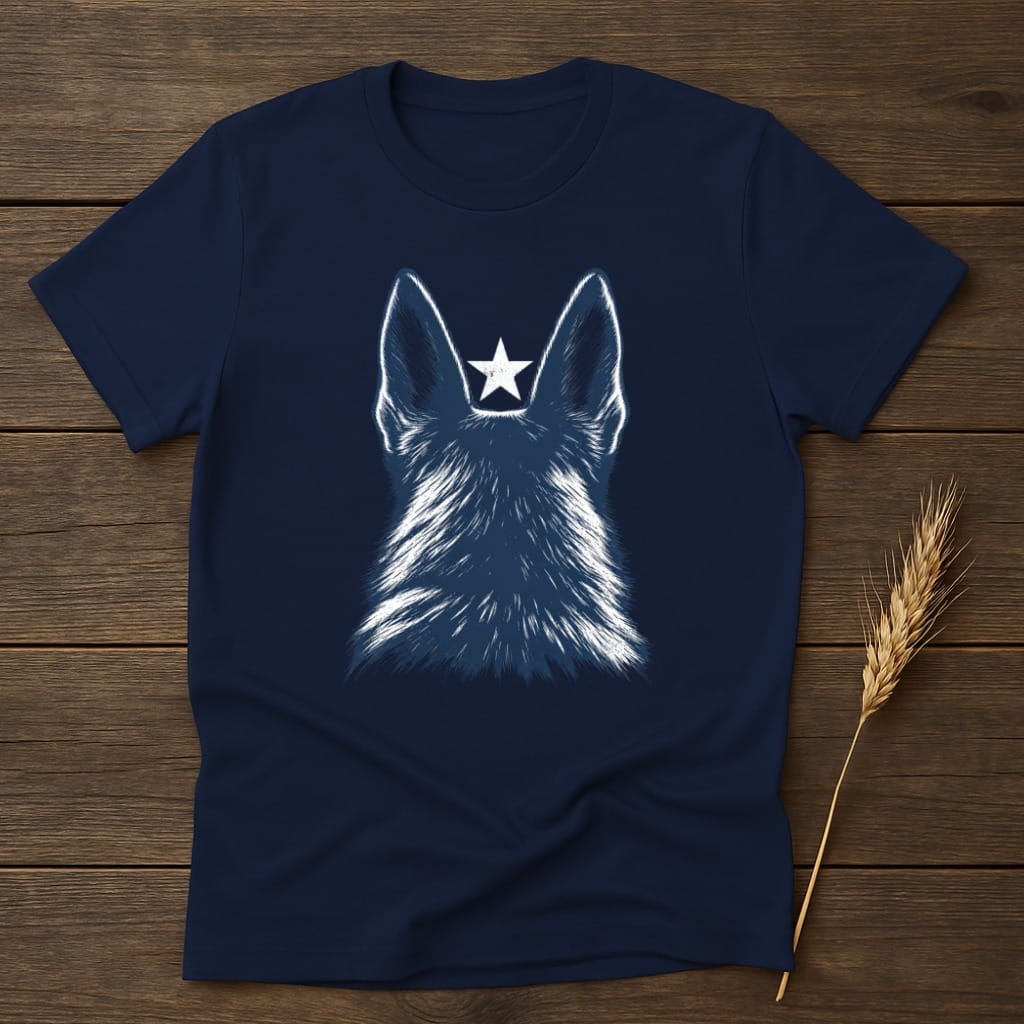 MyDesigns core_ad S / Navy Noble Herding Dog T-Shirt