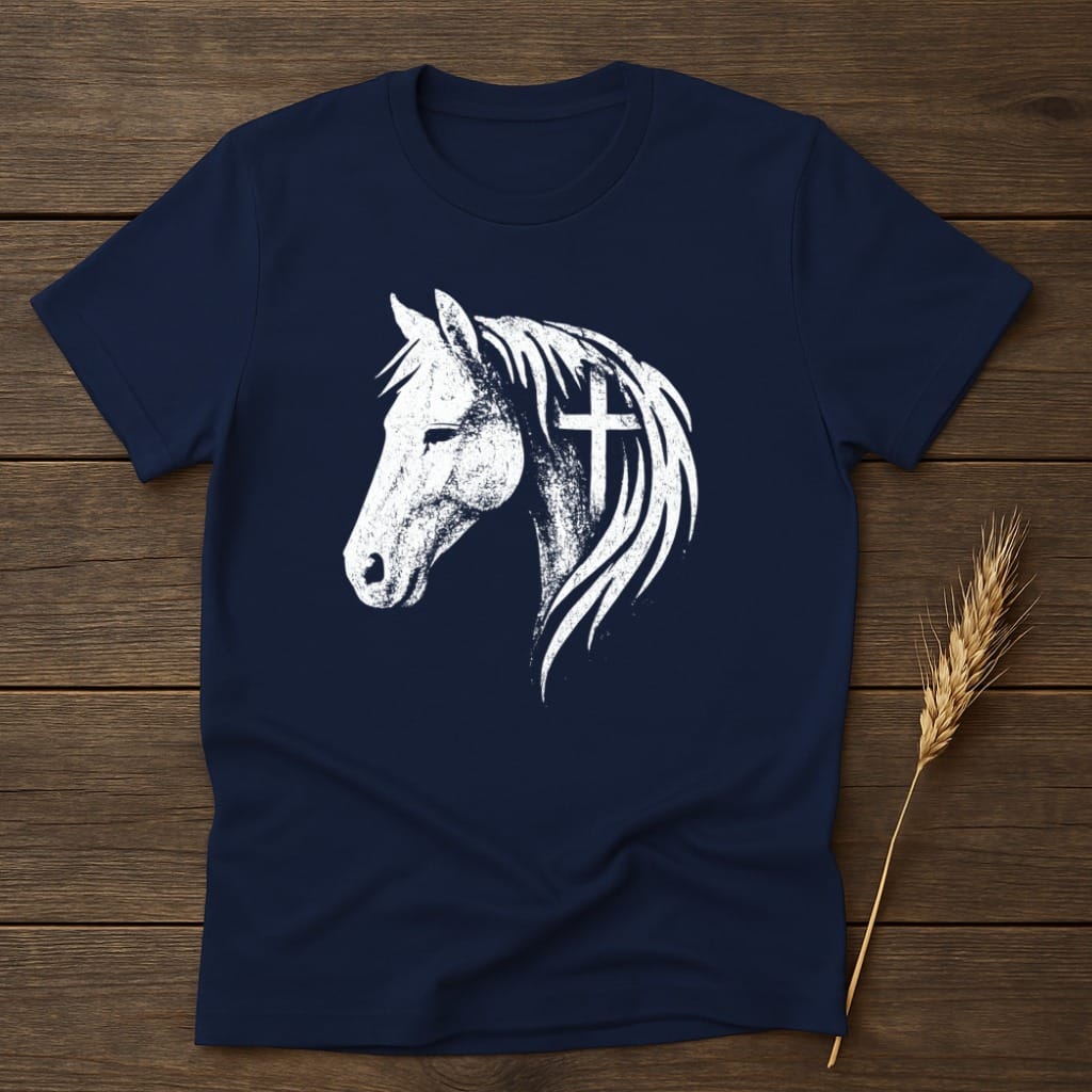 MyDesigns core_ad S / Navy Sacred Horse T-Shirt