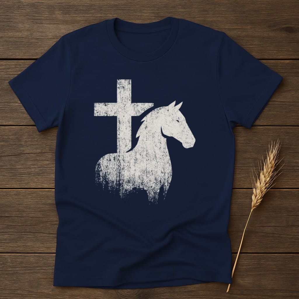 MyDesigns core_ad S / Navy Sacred Steed T-Shirt