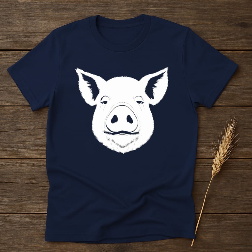 MyDesigns core_ad S / Navy Serene Swine T-Shirt