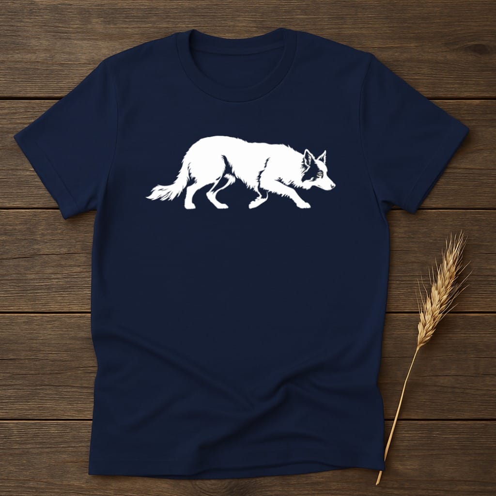 MyDesigns core_ad S / Navy Working Dog Silhouette T-Shirt