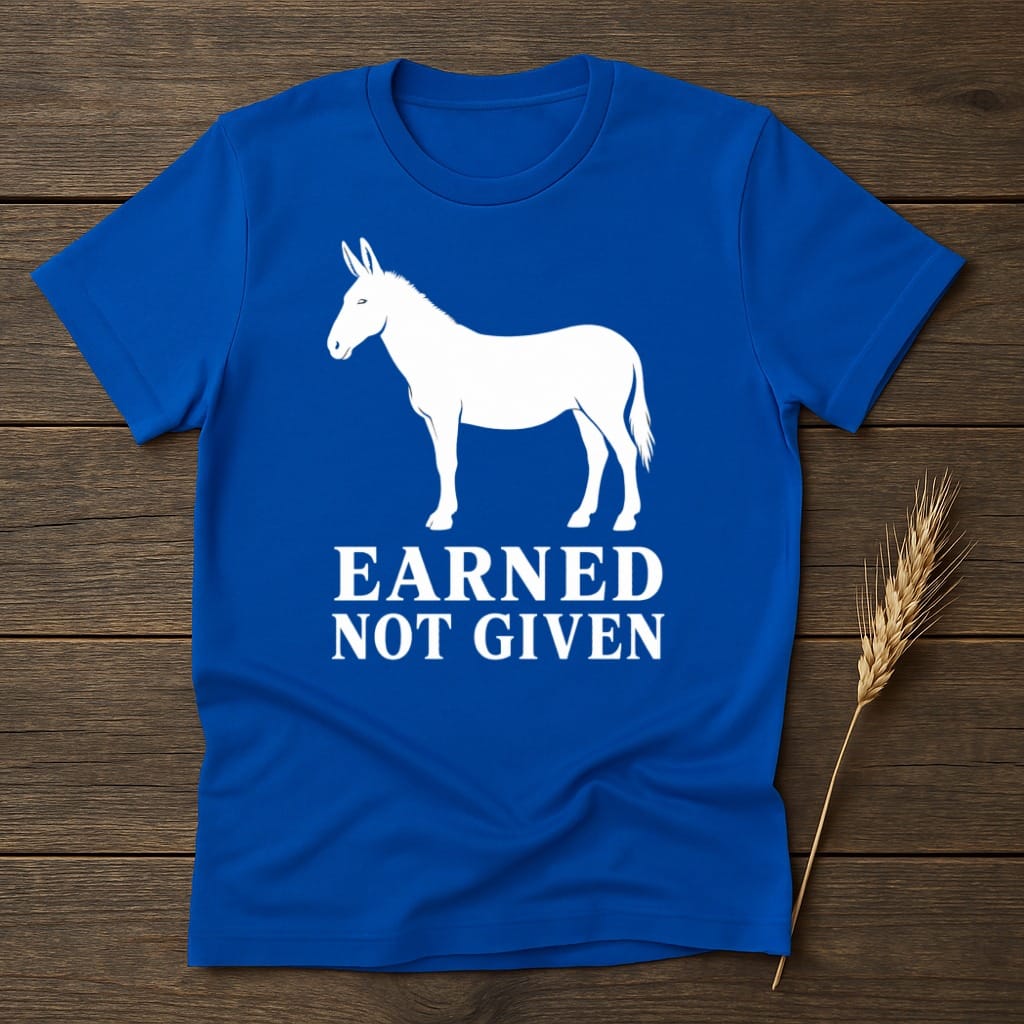 MyDesigns core_ad S / Royal Earned Ethos Donkey T-Shirt