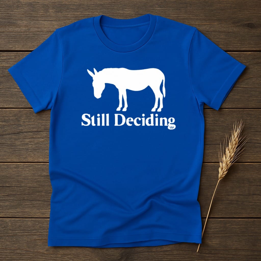 MyDesigns core_ad S / Royal Still Deciding Donkey T-Shirt