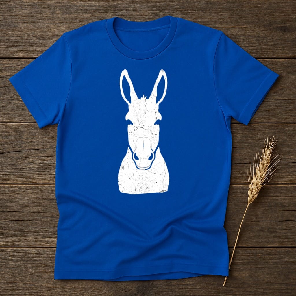 MyDesigns core_ad S / Royal Stubborn Spirit Distressed Donkey T-Shirt