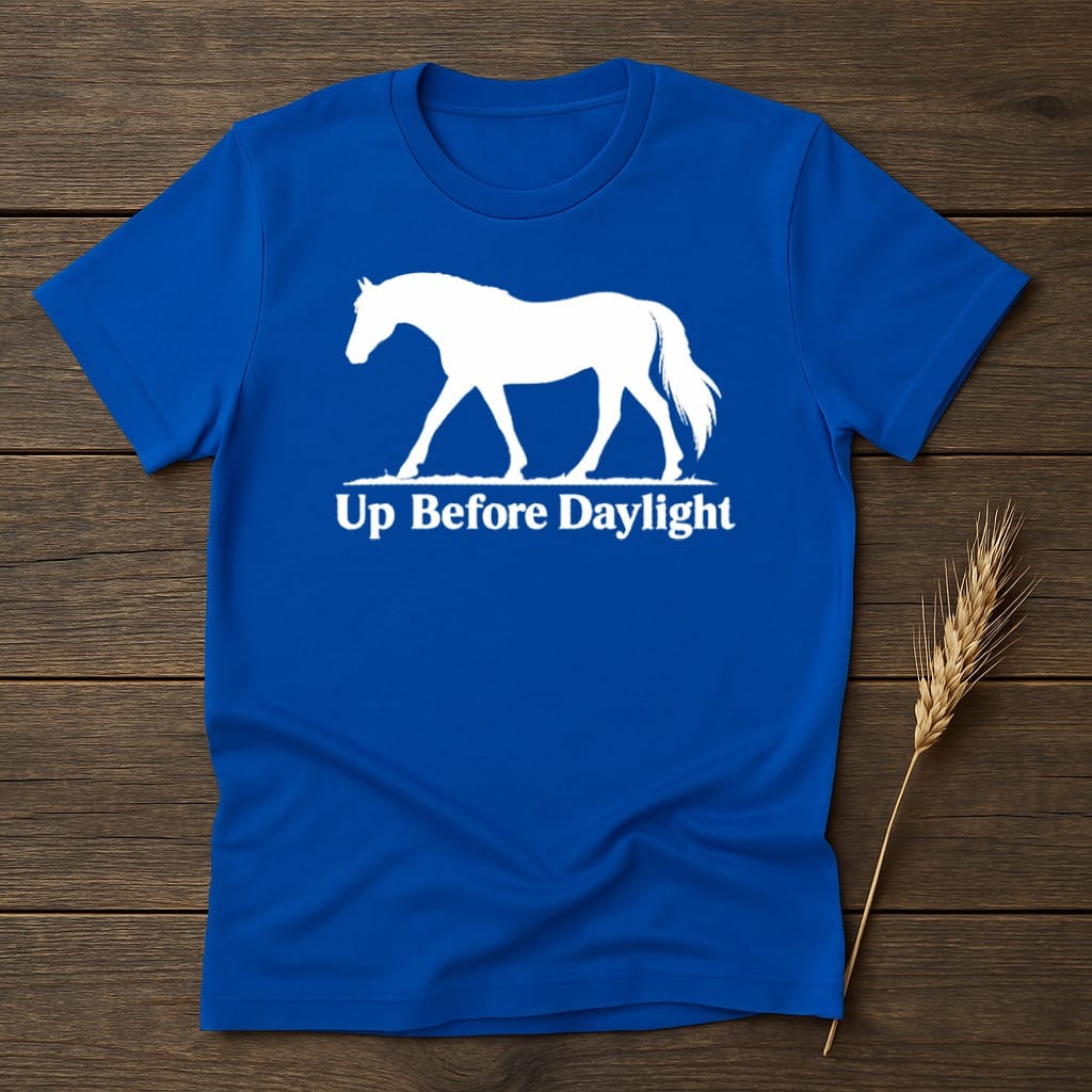 MyDesigns core_ad S / Royal Up Before Daylight Horse T-Shirt