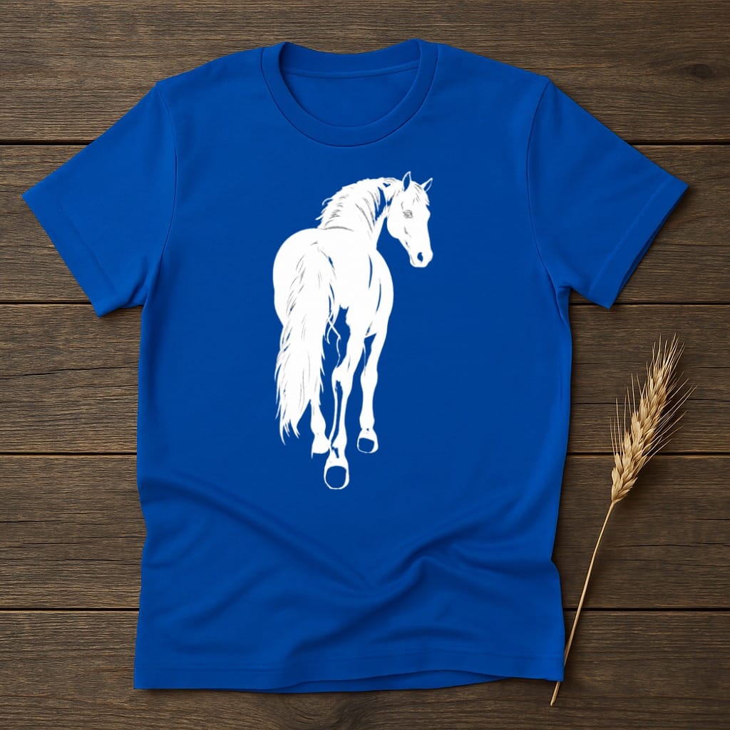 MyDesigns core_ad S / Royal Walk Away Horse Silhouette T-Shirt