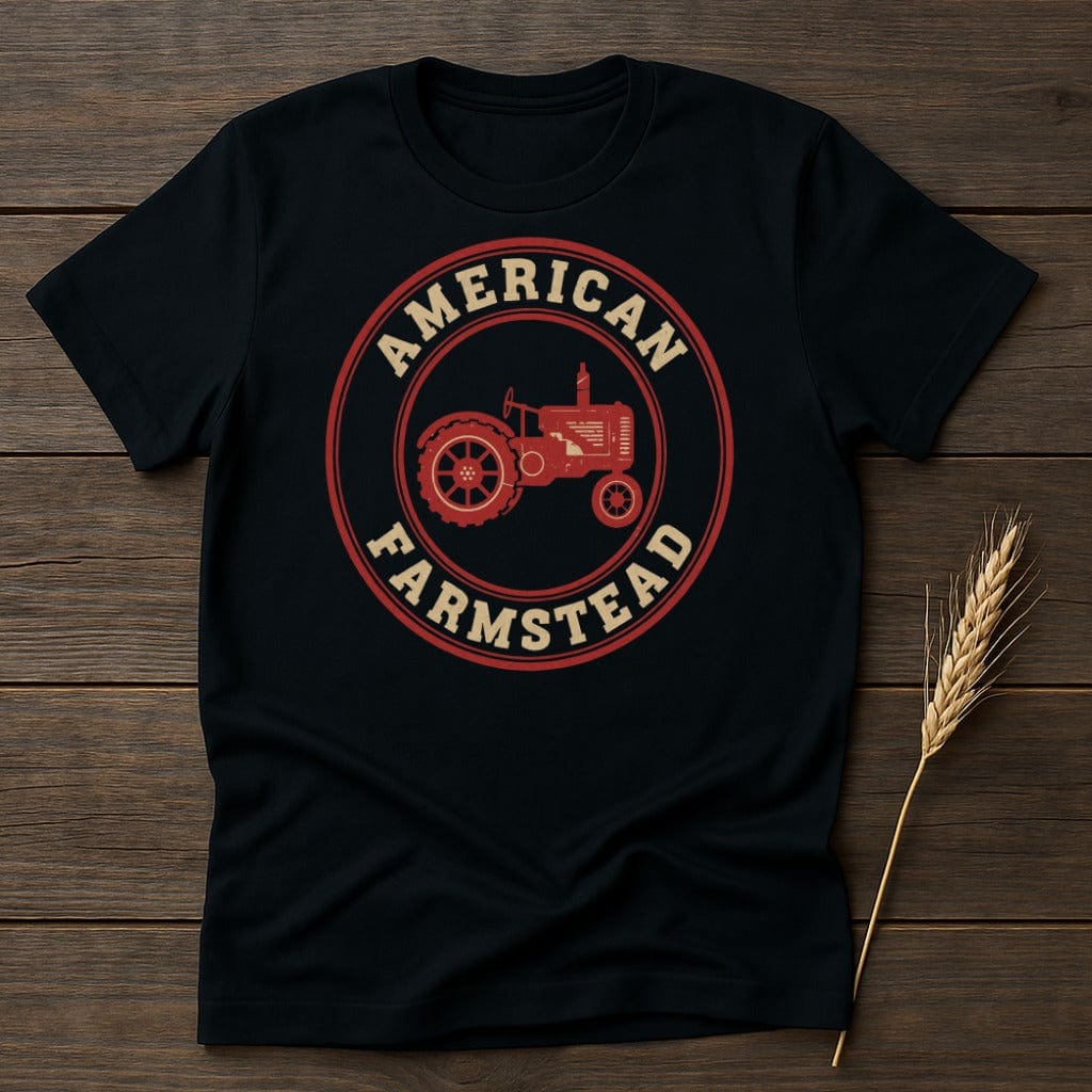MyDesigns Physical Item S / Black American Farmstead T-Shirt