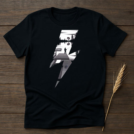 MyDesigns Physical Item S / Black Angling Scenic T-Shirts