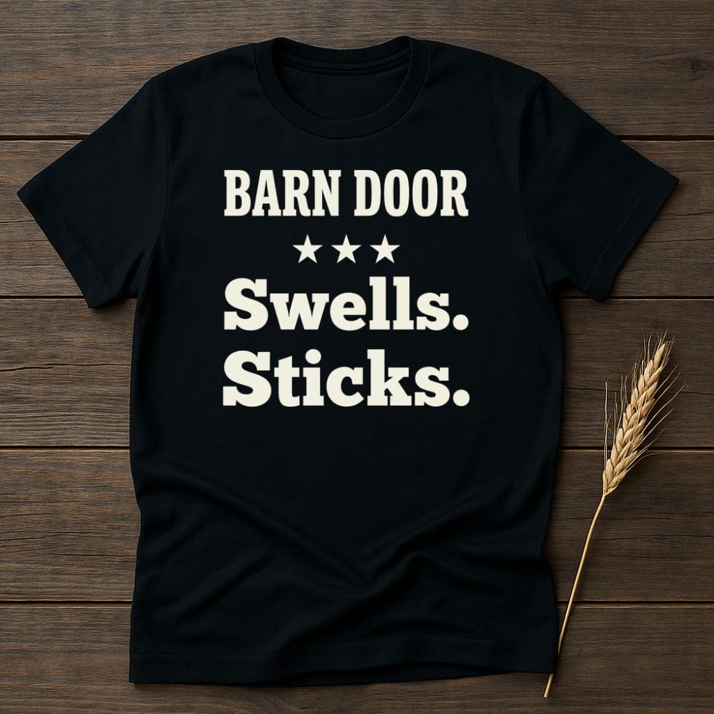 MyDesigns Physical Item S / Black Barn Door Swells T-Shirt