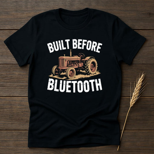 MyDesigns Physical Item S / Black Built Before Bluetooth T-Shirt