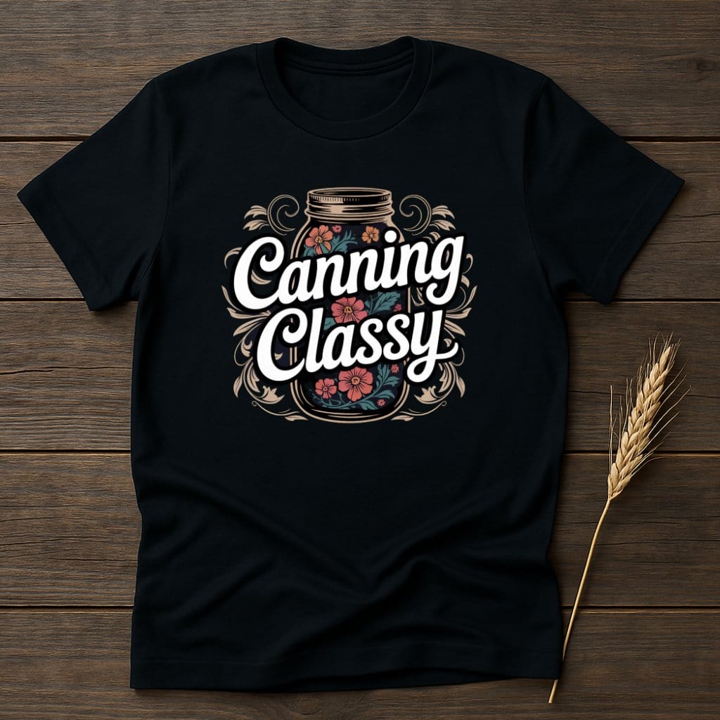 MyDesigns Physical Item S / Black Canning Classy T-Shirts