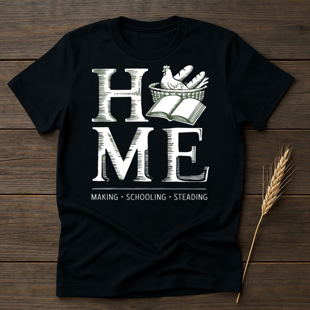 MyDesigns Physical Item S / Black Chicken Basket Schooling Steading T-Shirts