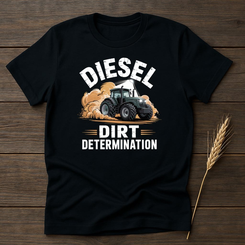 MyDesigns Physical Item S / Black Diesel Dirt Determination T-Shirt
