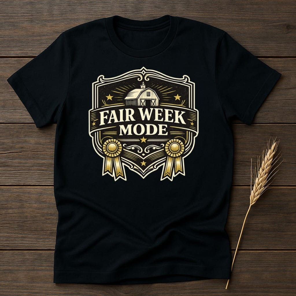 MyDesigns Physical Item S / Black Fair Week Mode T-Shirt