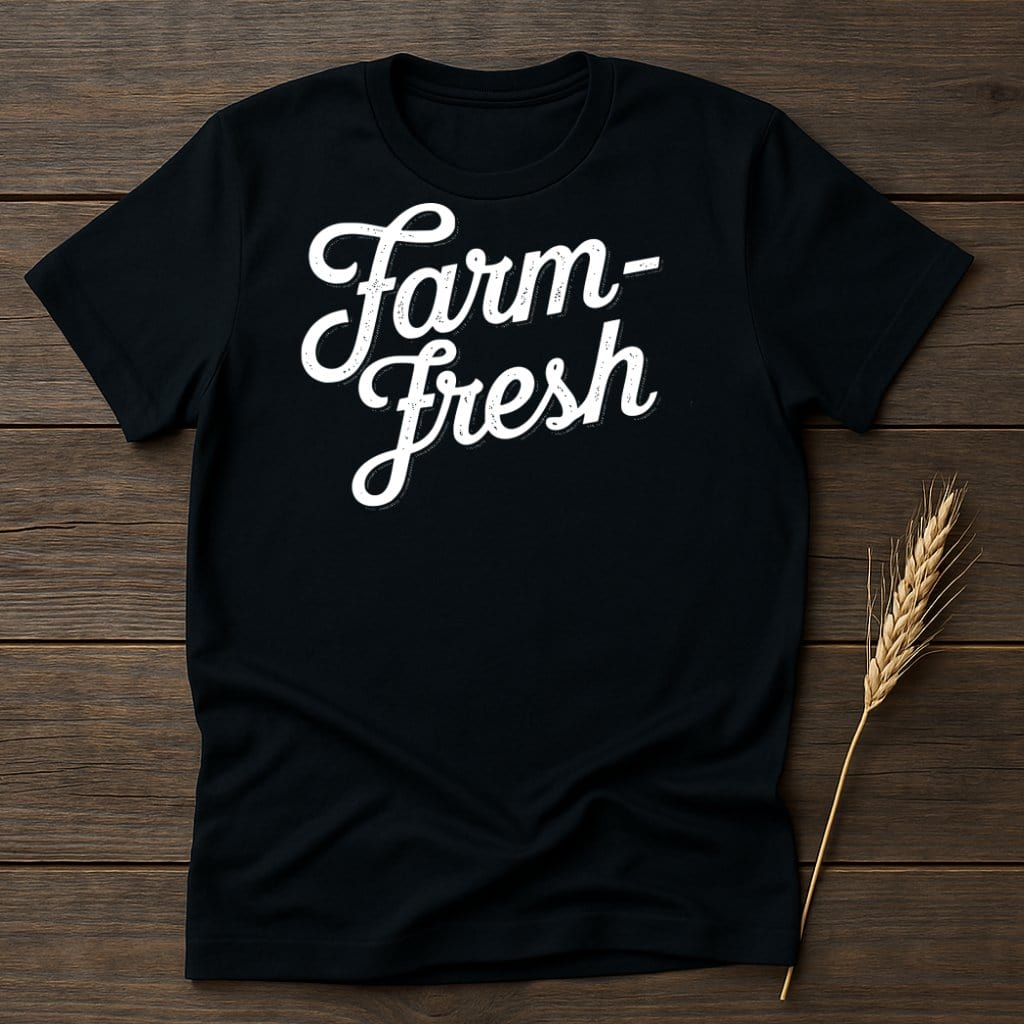 MyDesigns Physical Item S / Black Farm Fresh T-Shirts