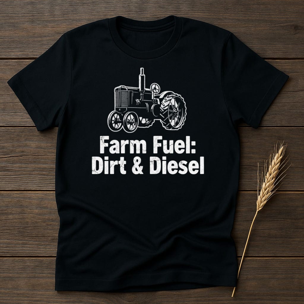 MyDesigns Physical Item S / Black Farm Fuel Dirt and Diesel T-Shirt