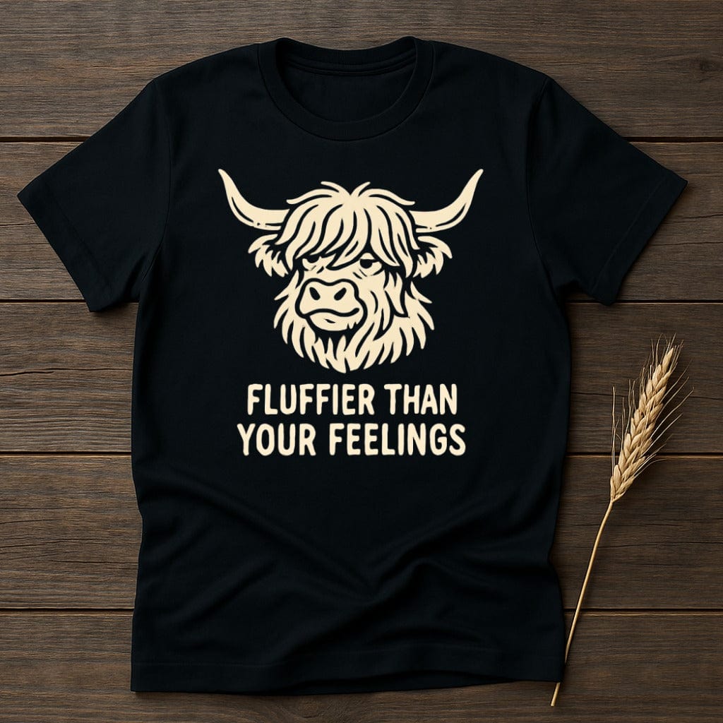 MyDesigns Physical Item S / Black Fluffier Than Your Feelings T-Shirt