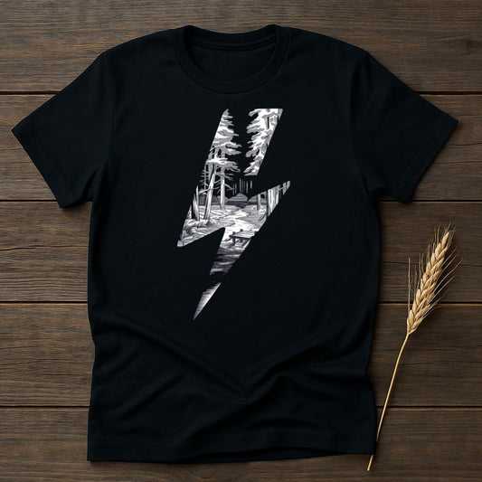 MyDesigns Physical Item S / Black Forest Lightning T-Shirts