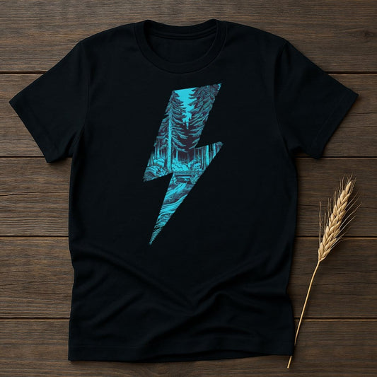 MyDesigns Physical Item S / Black Forest Lightning T-Shirts