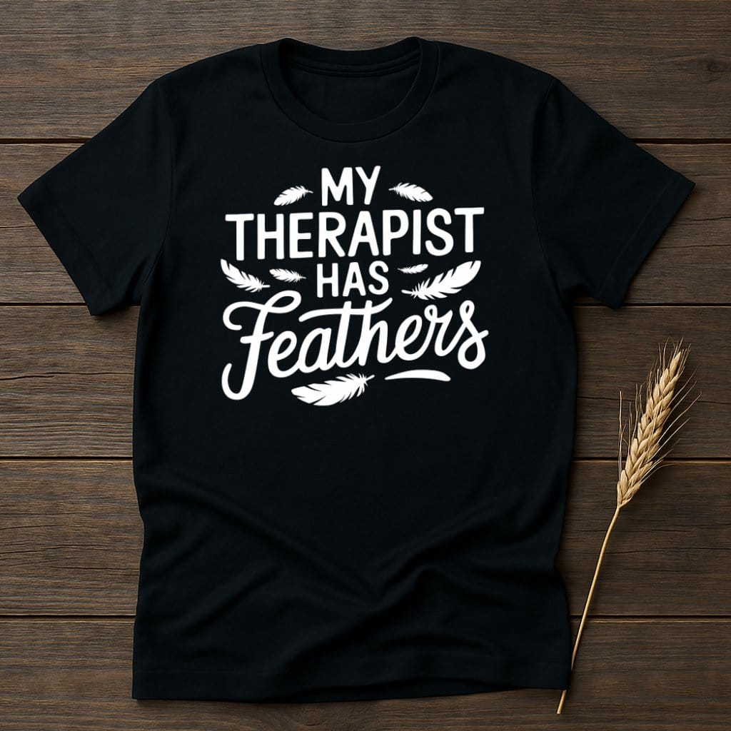 MyDesigns Physical Item S / Black Funny Bird Lover T-Shirt