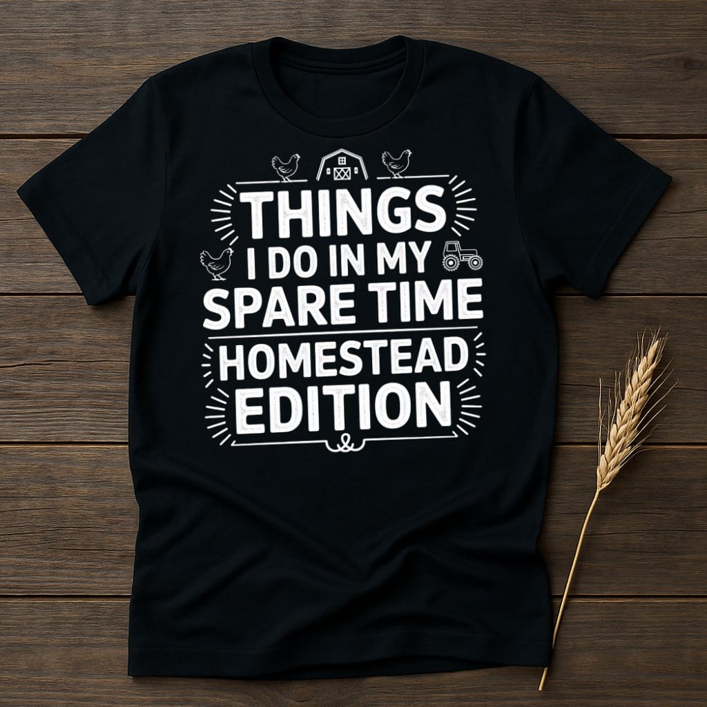 MyDesigns Physical Item S / Black Funny Farm Life T-Shirt