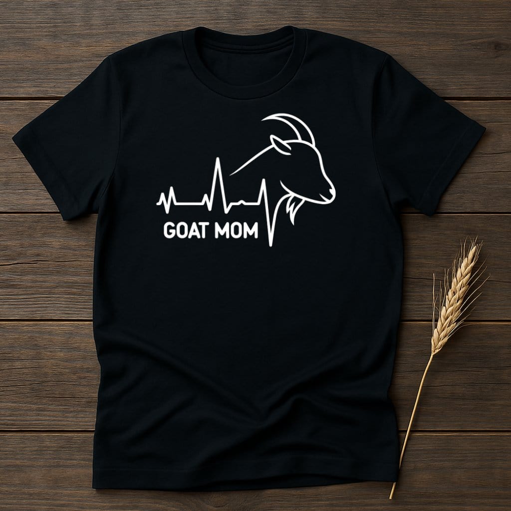 MyDesigns Physical Item S / Black Goat Mom T-Shirt