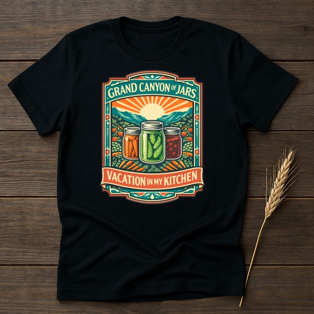 MyDesigns Physical Item S / Black Grand Canyon Of Jars T-Shirt