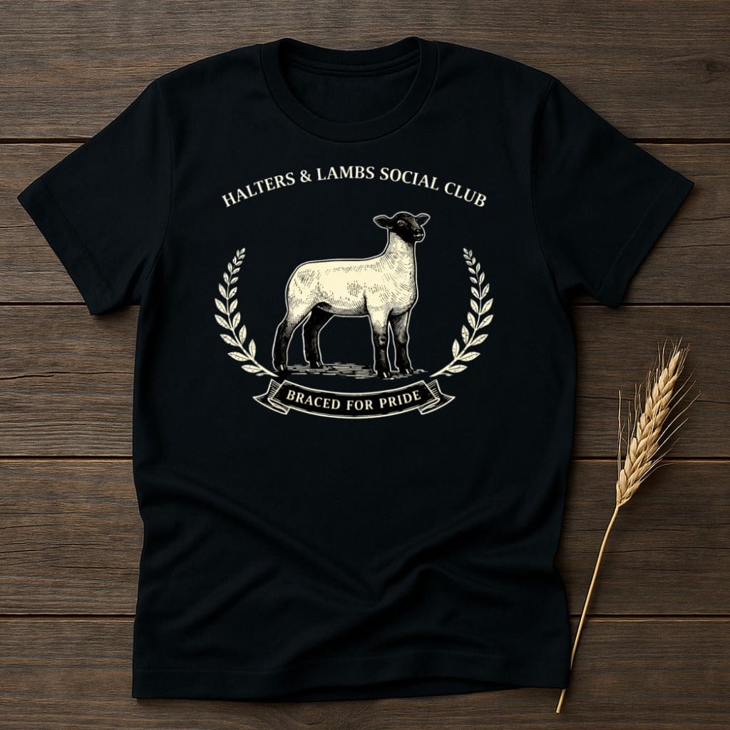 MyDesigns Physical Item S / Black Halters Lambs Pride T-Shirt