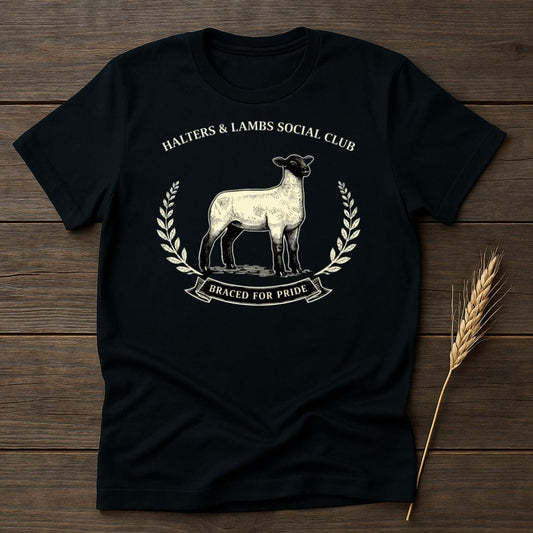 MyDesigns Physical Item S / Black Halters Lambs Pride T-Shirt