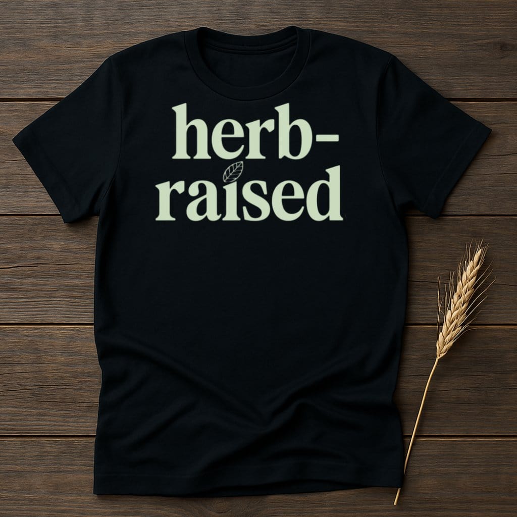 MyDesigns Physical Item S / Black Herb-Raised T-Shirts