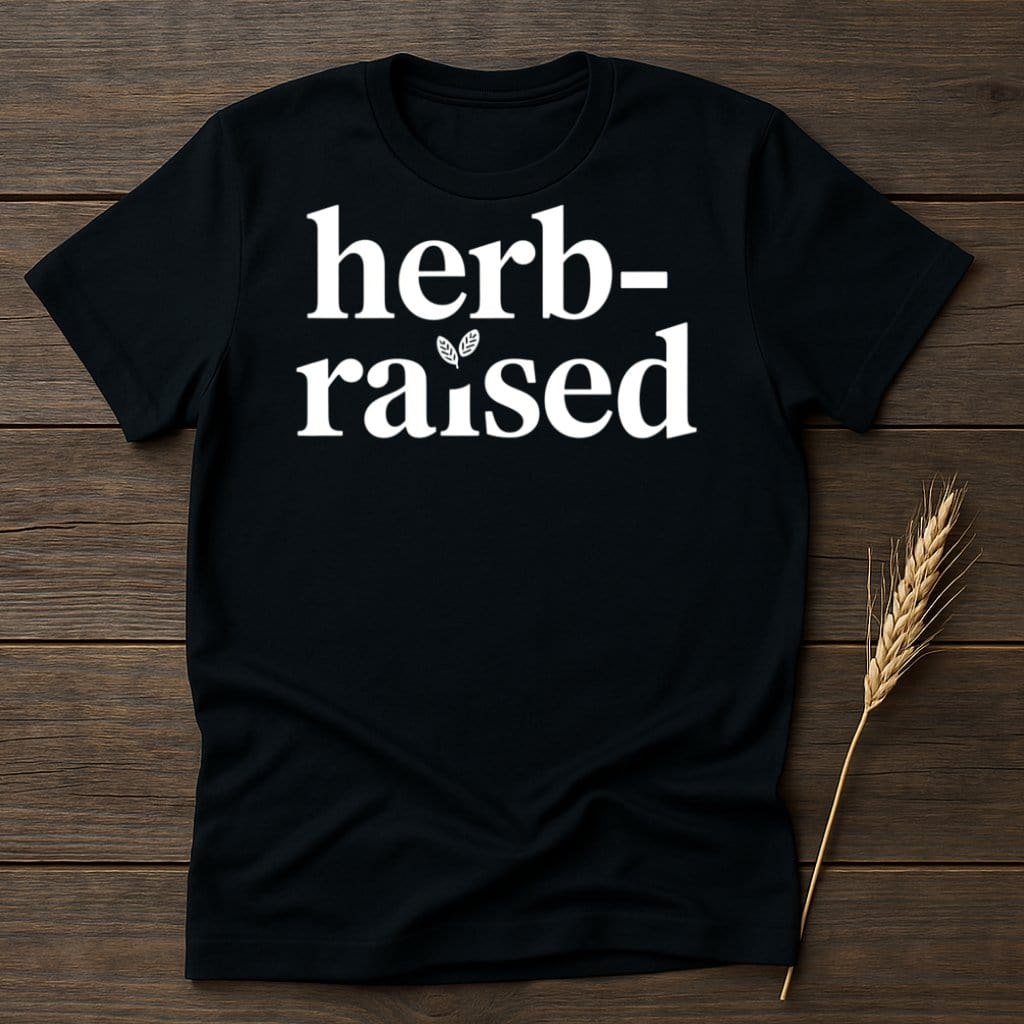 MyDesigns Physical Item S / Black Herb-Raised T-Shirts