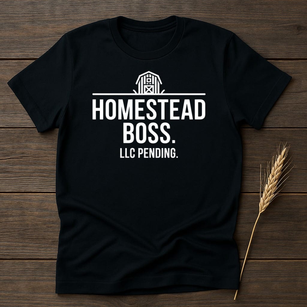 MyDesigns Physical Item S / Black Homestead Boss LLC Pending T-Shirt