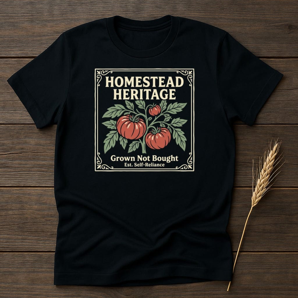MyDesigns Physical Item S / Black Homestead Heritage T-Shirt