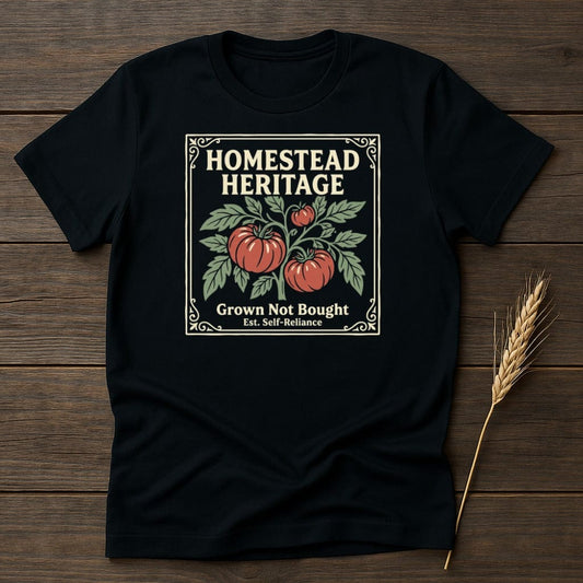 MyDesigns Physical Item S / Black Homestead Heritage T-Shirt