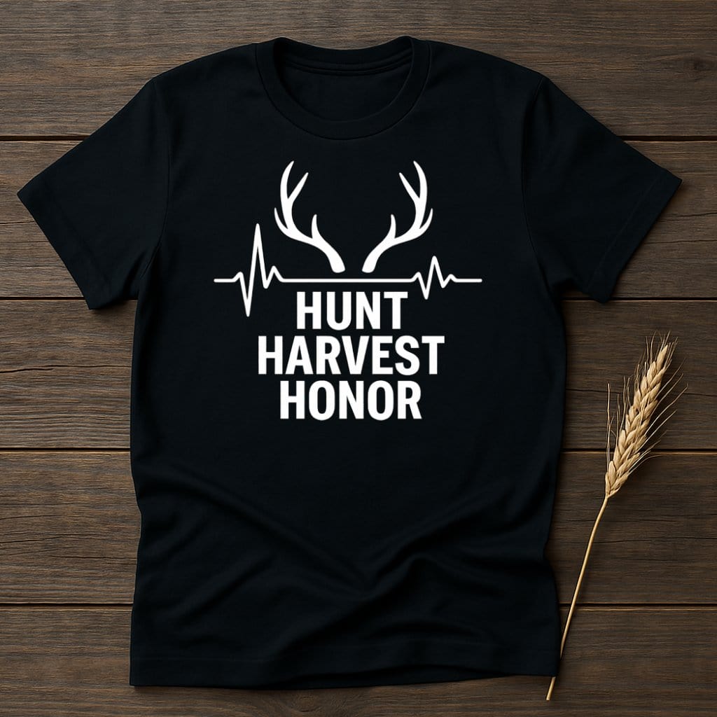 MyDesigns Physical Item S / Black Hunt Harvest Honor T-Shirts