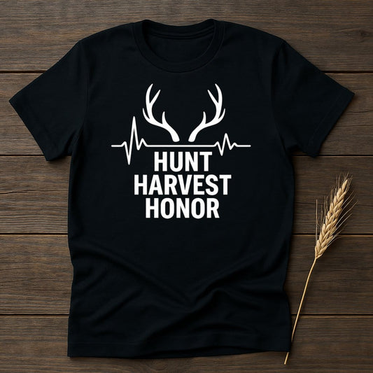 MyDesigns Physical Item S / Black Hunt Harvest Honor T-Shirts