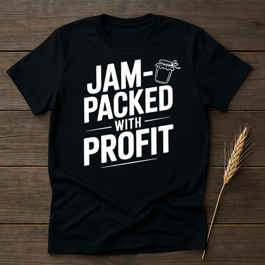 MyDesigns Physical Item S / Black Jam Packed With Profit T-Shirt