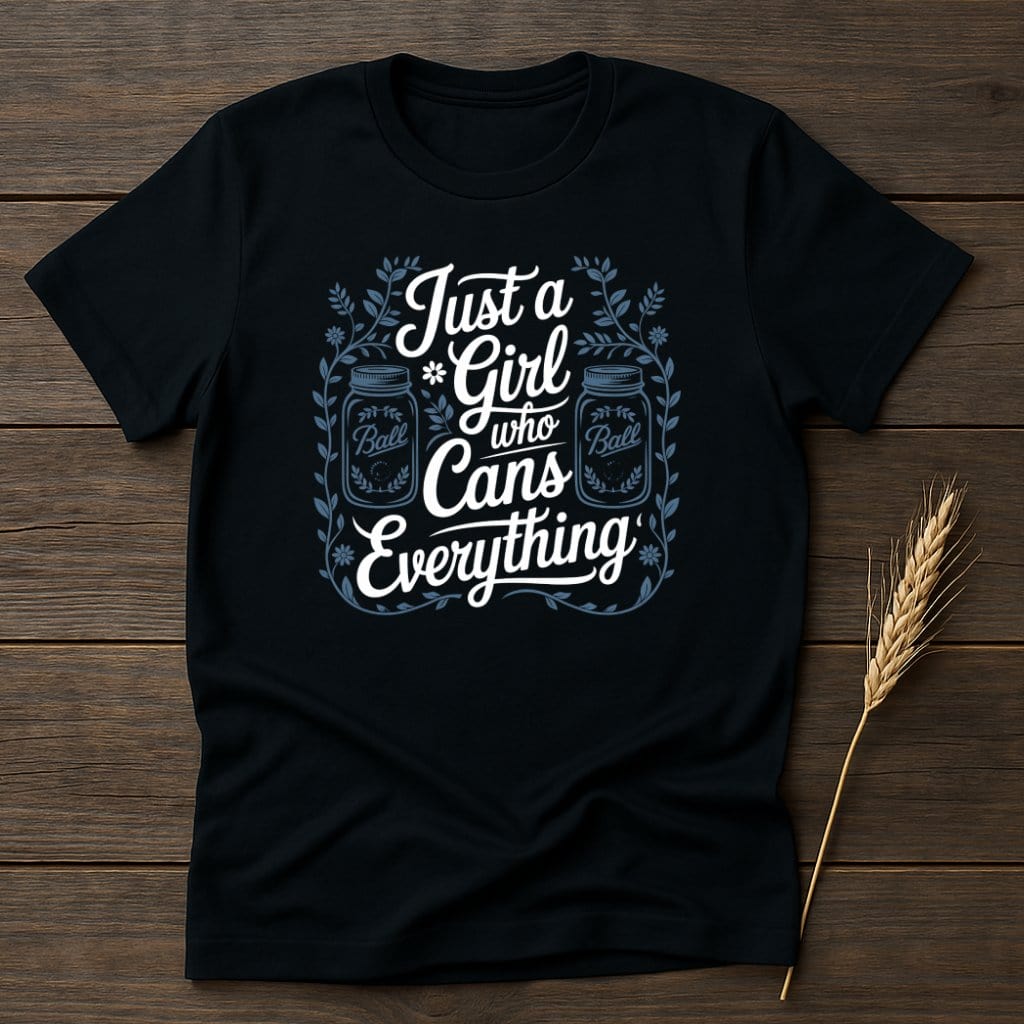 MyDesigns Physical Item S / Black Just a Girl who Cans Everything T-Shirts