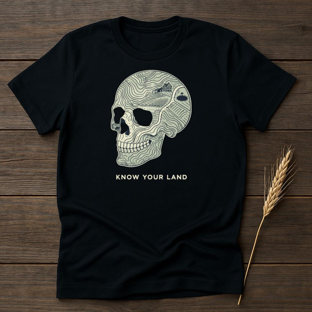 MyDesigns Physical Item S / Black Know Your Land T-Shirt